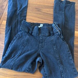 Black High-Waist flared Jeans